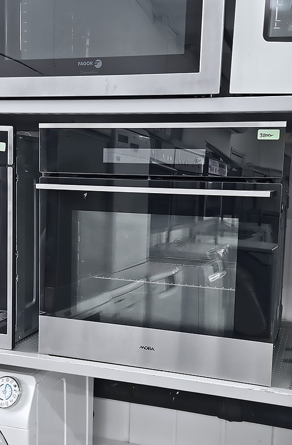 Horkovzdušná trouba MORA, gril, design: nerez – Samostatné vestavné trouby | Elektro Bazar Liberec