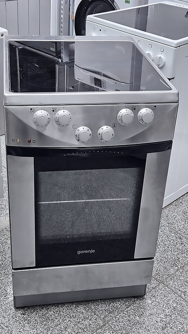 Sklokeramický sporák GORENJE, horkovzdušná trouba – Volně stojící sporáky | Elektro Bazar Liberec