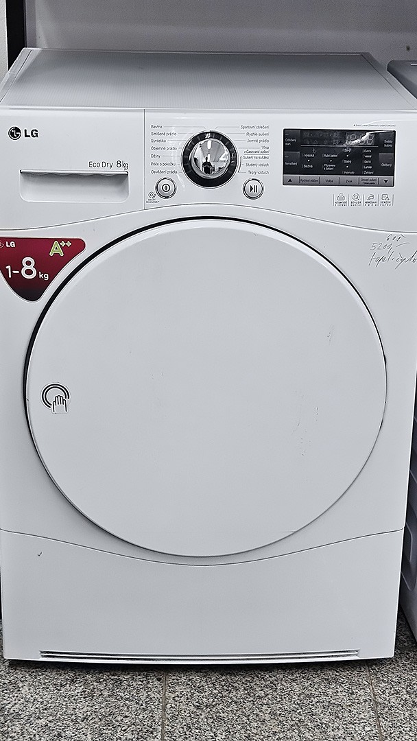 Sušička prádla s tepelným čerpadlem LG, 8kg – Sušičky prádla | Elektro Bazar Liberec